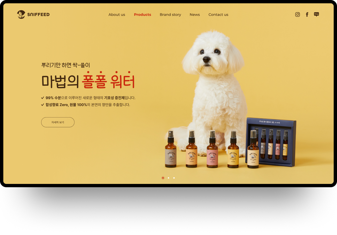 NXT UIUX 포트폴리오 | 웹사이트 반응형 제작 메인시안